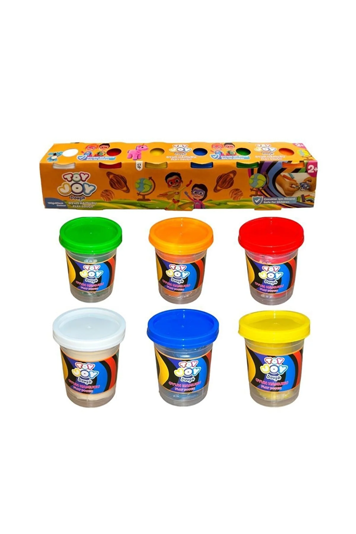 TOY JOY 6 RENK 50GR MİNİ OYUN HAMURU*24***** >