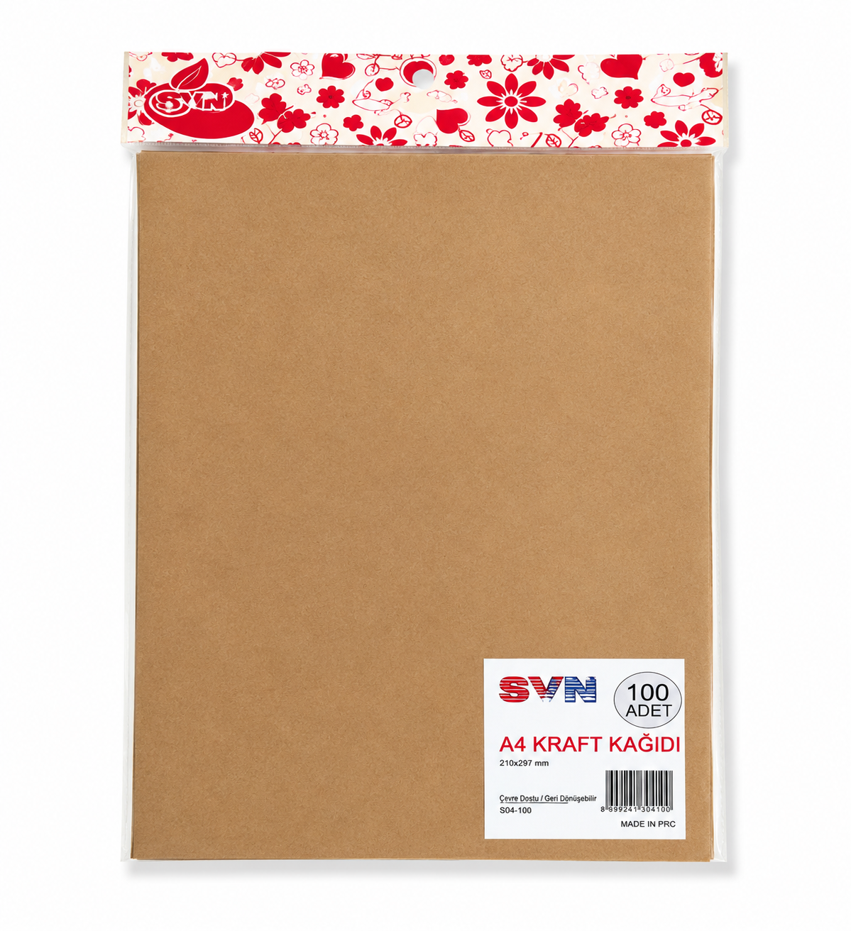 SEVEN A4 KRAFT KAĞIDI 100'LÜ *50