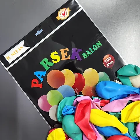 PARSEK 12 INC BALON KARIŞIK RENK 100'LÜ*40