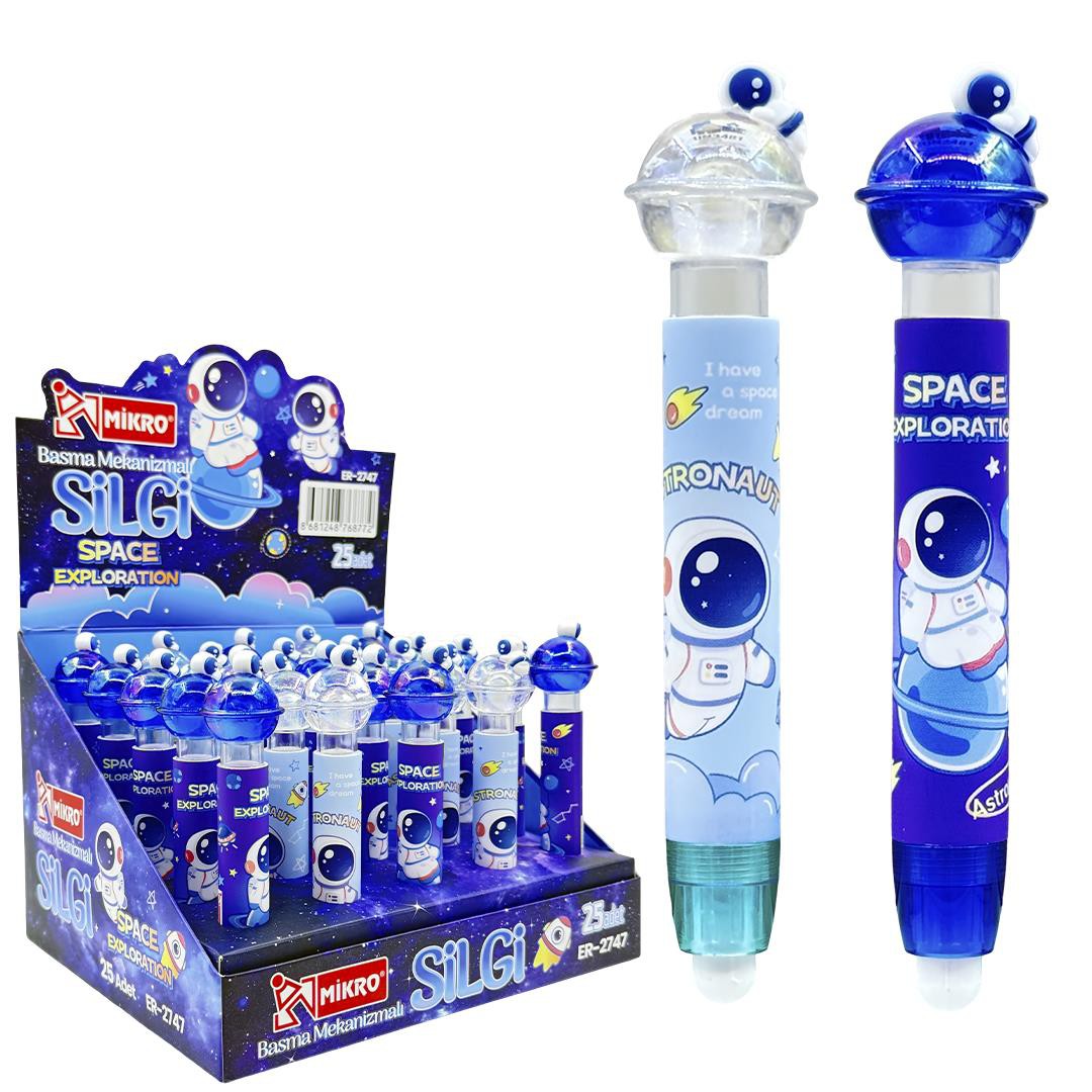 MİKRO ER-2747 BASMA MEKANİZMALI ERKEK SİLGİ 25'Lİ