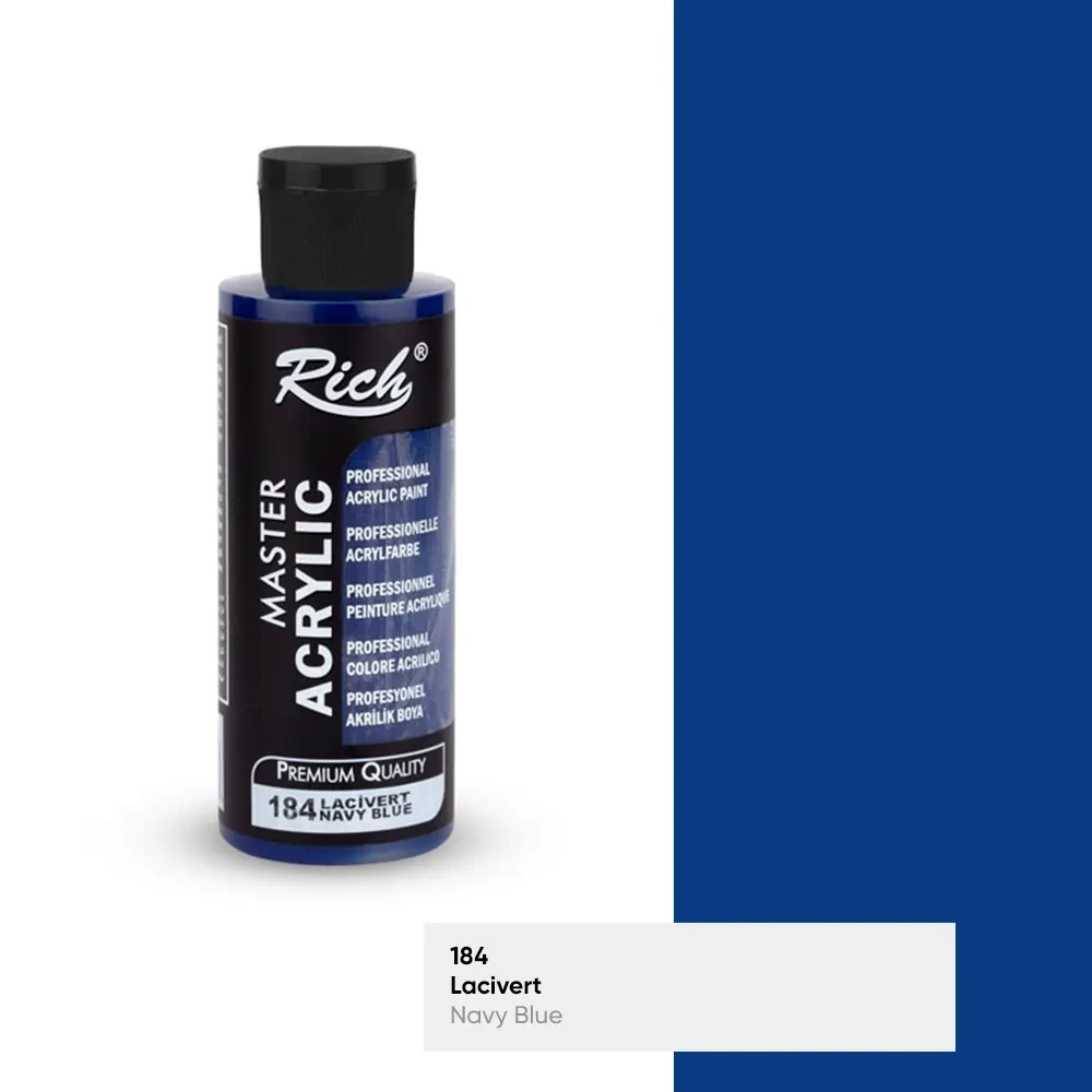 RİCH MASTER 2833 AKRİLİK BOYA LACİVERT 120CC