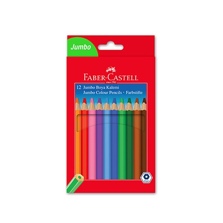 FABER C. JUMBO KURUBOYA 12 RENK 6'LI *12