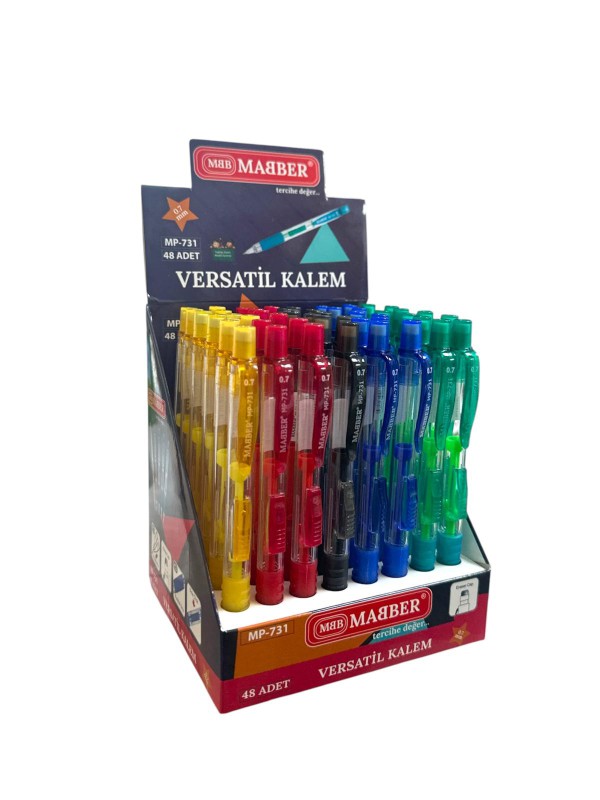 MABER MP-731 STANDLI VERSATİL KALEM 0.7MM 48'Lİ