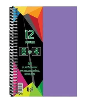 U-DEEP PP KAPAK AYRAÇLI DEFTER 8+4 300YP*16