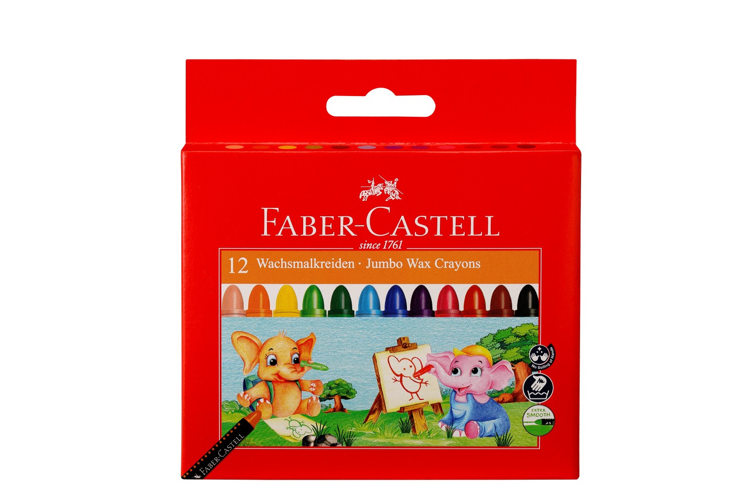 FABER CASTEL SÜPER YIKANABİLİR MUM BOYA 12RENK