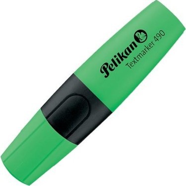 PELİKAN 490 FOSFORLU KALEM YEŞİL 10'LU