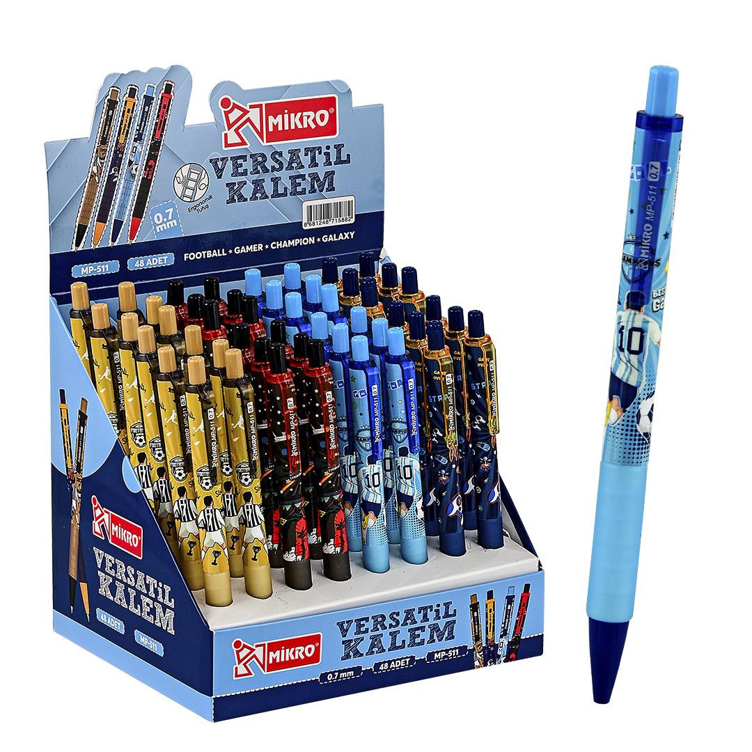 MİKRO MP-511 FUTBOL VERSATİL KALEM 0,7MM 48'Lİ