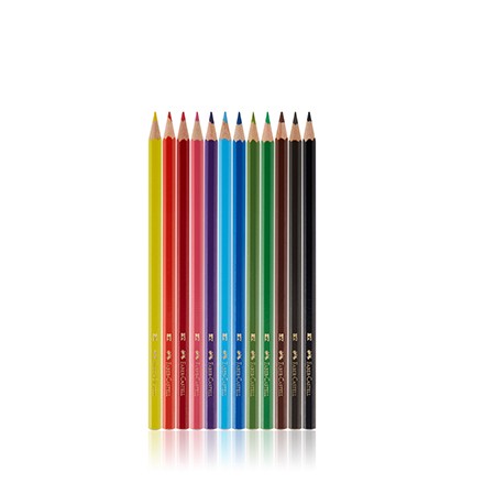 FABER C. 12 RENK TAM BOY KURU BOYA 12'Lİ *20