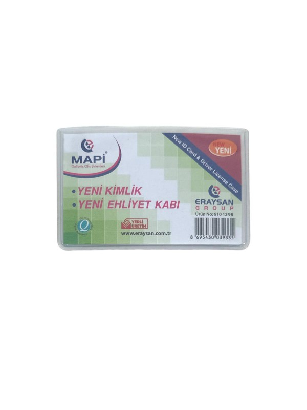 MAPİ 12 95 PVC EHLİYET KİMLİK KORUMA KABI 100LÜ *20