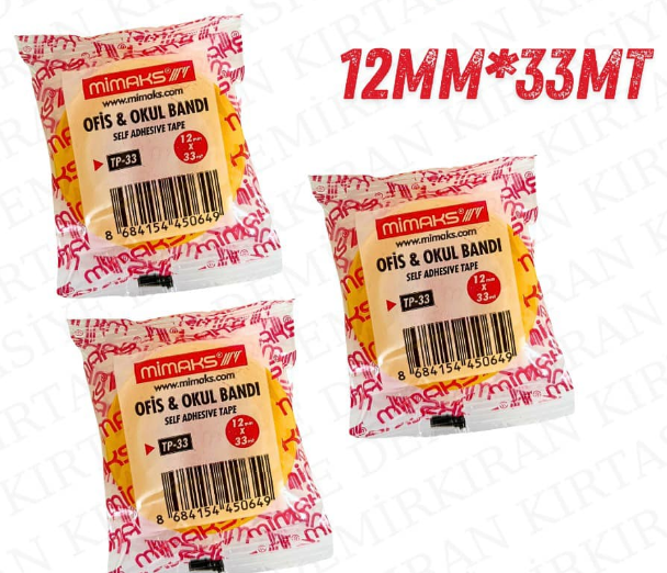 MİMAKS TP-33 12*33 PARA BANDI 12'Lİ *48