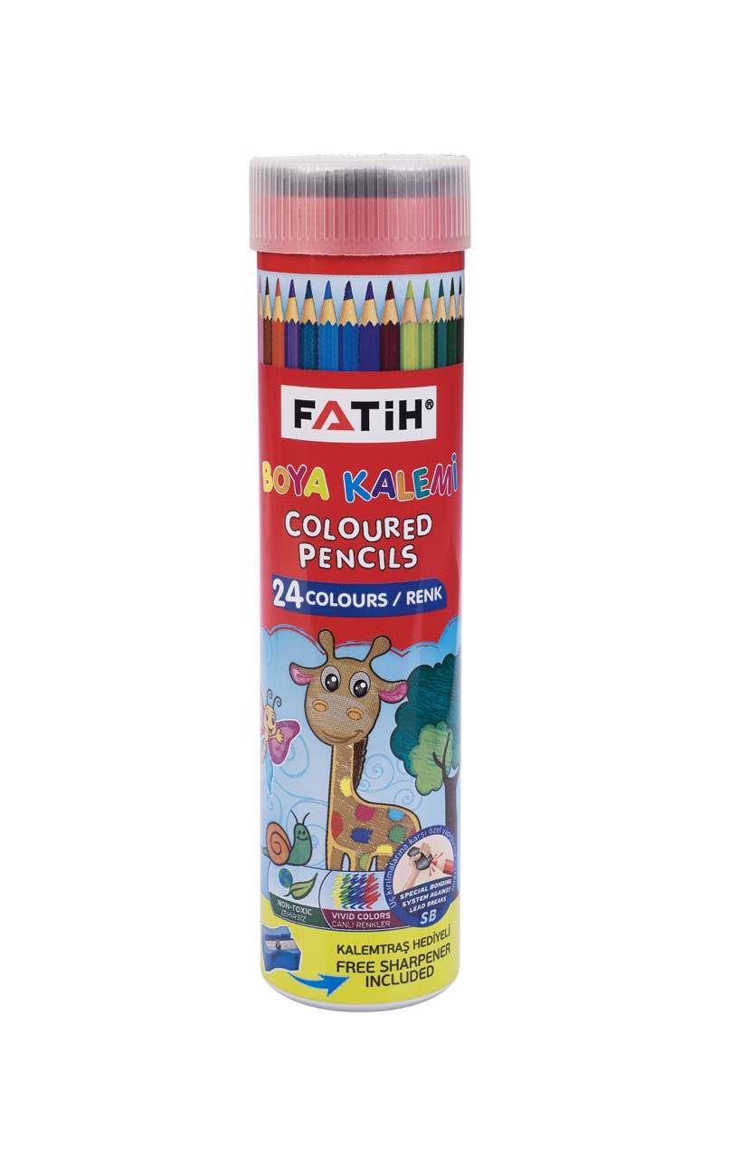 FATİH 33224 KURUBOYA 24 RENK TAM BOY TÜP 12'Lİ *8