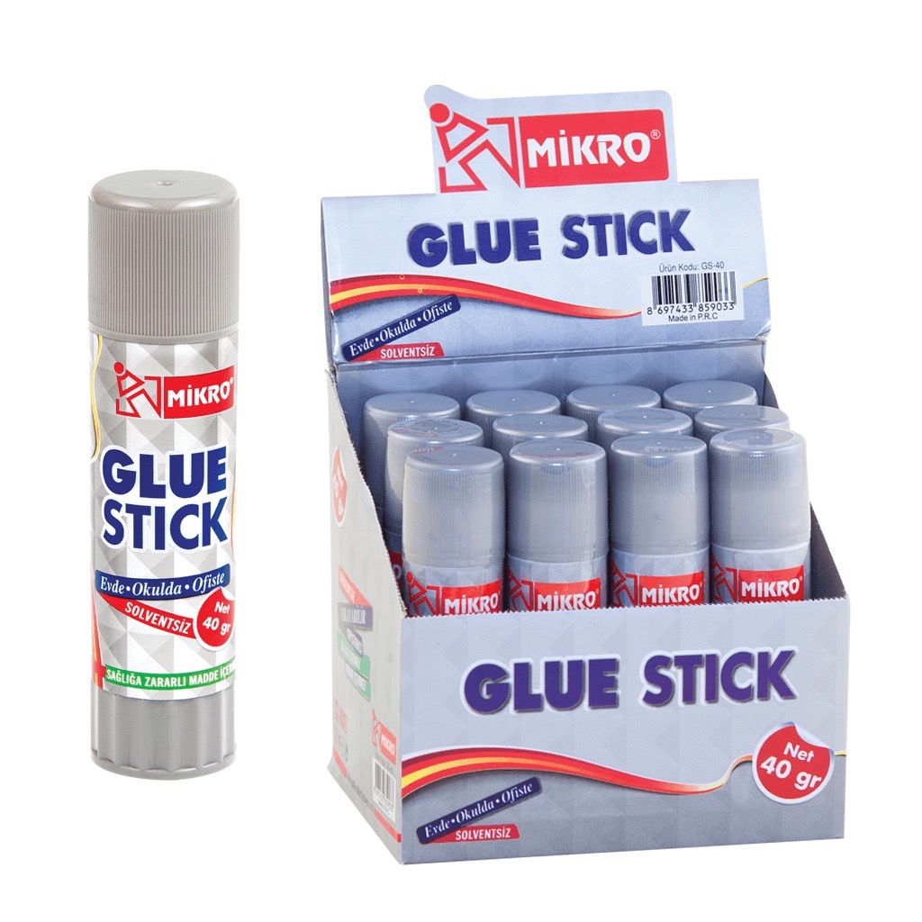 MİKRO GS40 STİCK YAPIŞTIRICI 40GR 12'Lİ *32