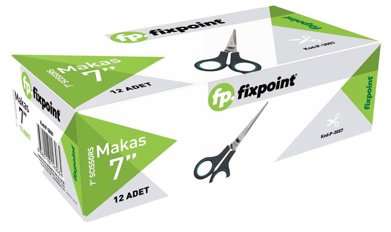 FİXPOİNT P-3057 6,5" MAKAS 12'Lİ*50