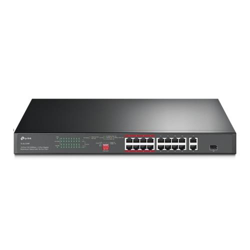 TP-Link TL-SL1218P 16Port 10/100/1000 PoE Rackmount Switch