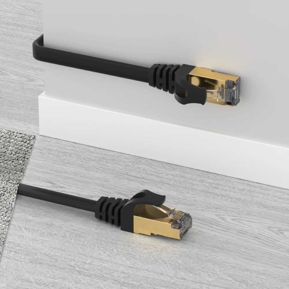 UNITEK CAT7 PATCH KABLO 20MT FLAT 10GBPS (C1897BK-20M)