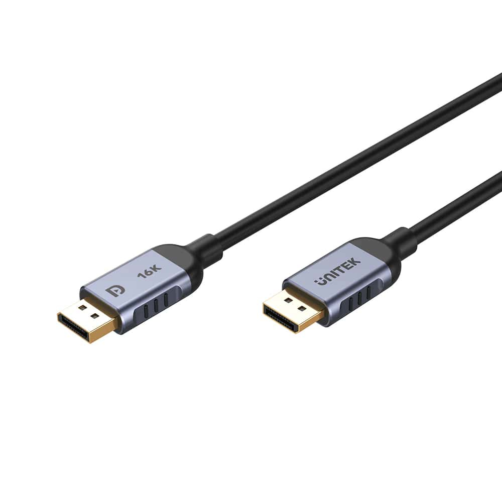 UNITEK DISPLAYPORT 2.1 %100 BAKIR 1MT 16K&60Hz (C1626GY01-1M)