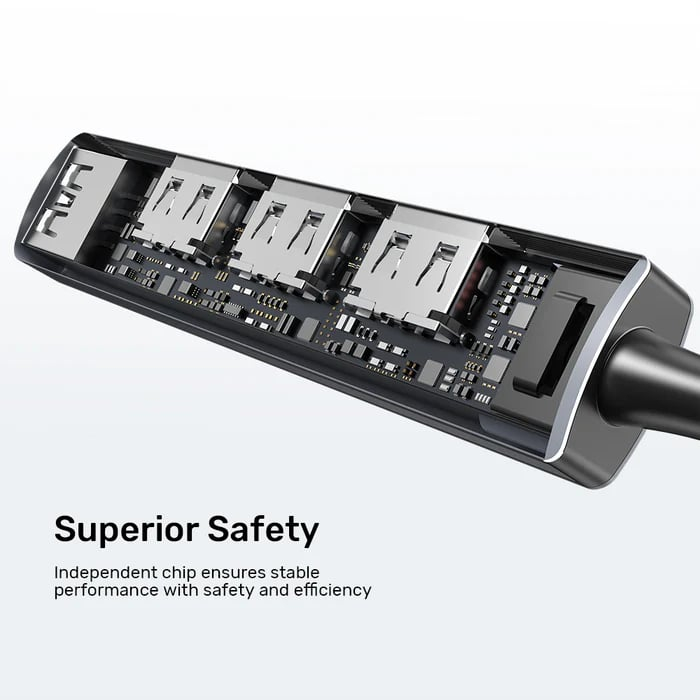 UNITEK TYPE-C TO 4 PORT USB HUB (USB3.0 + 3xUSB2.0) (H1208B)