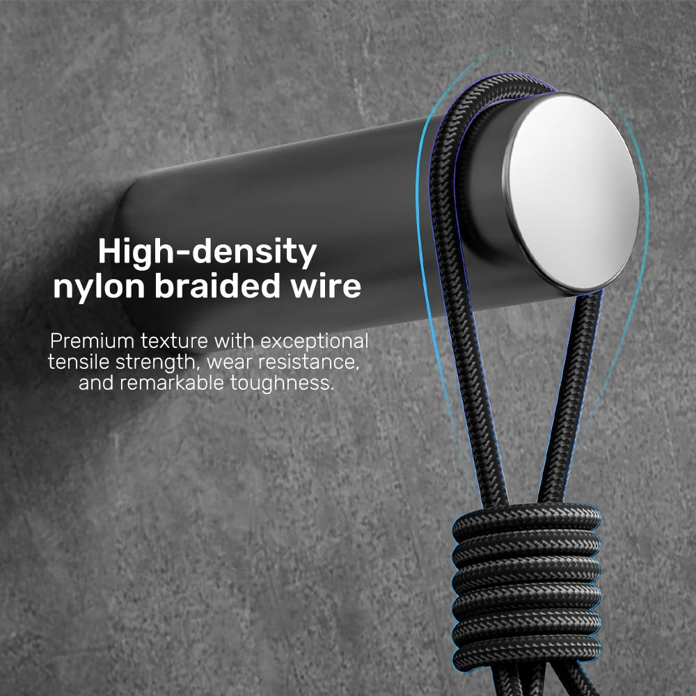 UNITEK TYPE-C 3in1 HIZLI ŞARJ KABLOSU 1.5MT 20W MICRO USB, TYPE-C, LIGHTNING (C14101AGY01-1.5M)