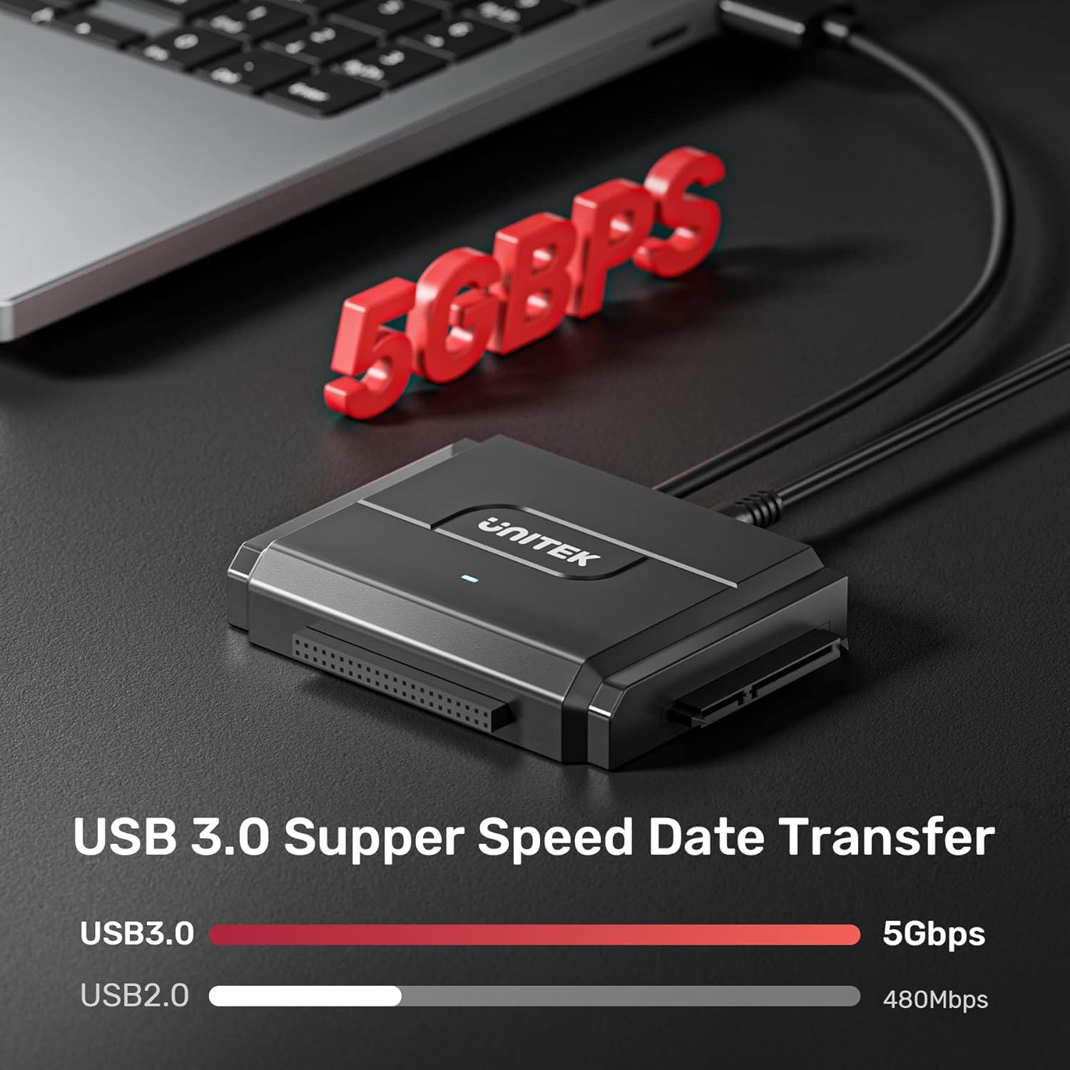 UNITEK USB3.0 TO IDE + SATA II DÖNÜŞTÜRÜCÜ  (Y-3324-EU)