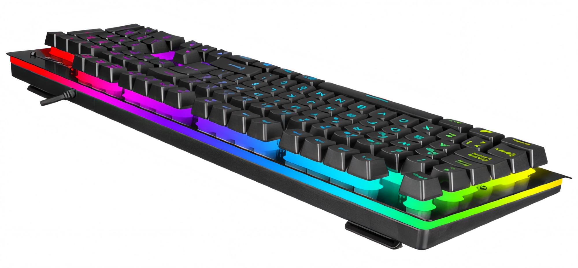 RAMPAGE MIRACLE K2 SIYAH USB RGB Q KLAVYE