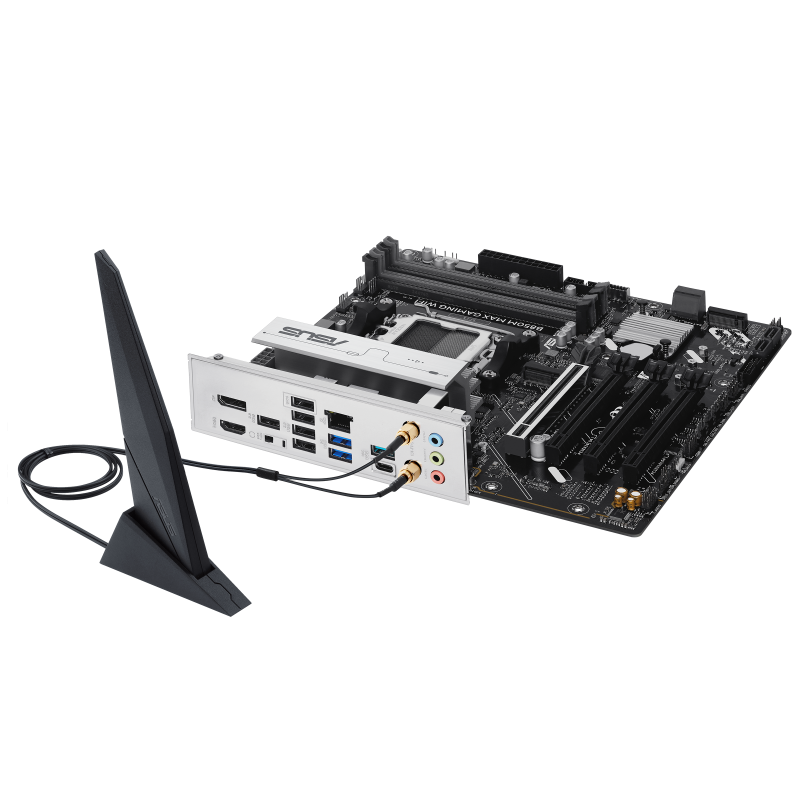 ASUS B850M MAX GAMING WIFI AM5 DDR5 8000MHZ(OC)  mATX HDMI ANAKART