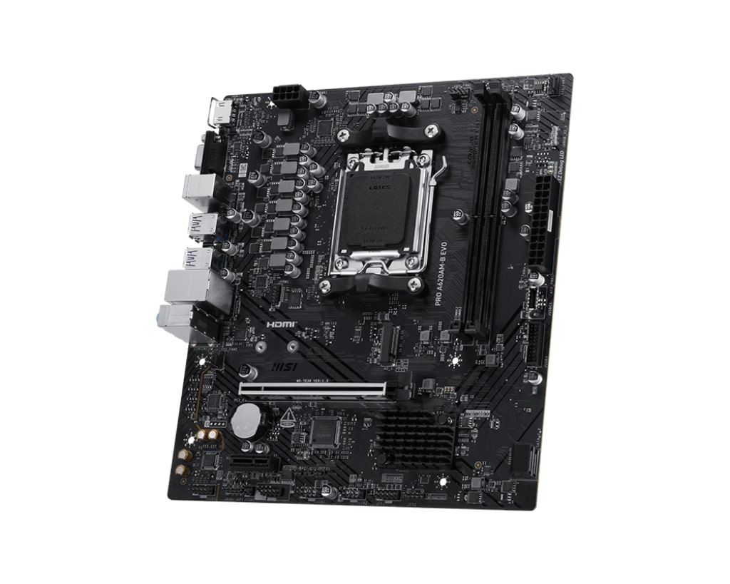 MSI PRO A620AM-B EVO AM5 DDR5 6800(OC) ANAKART