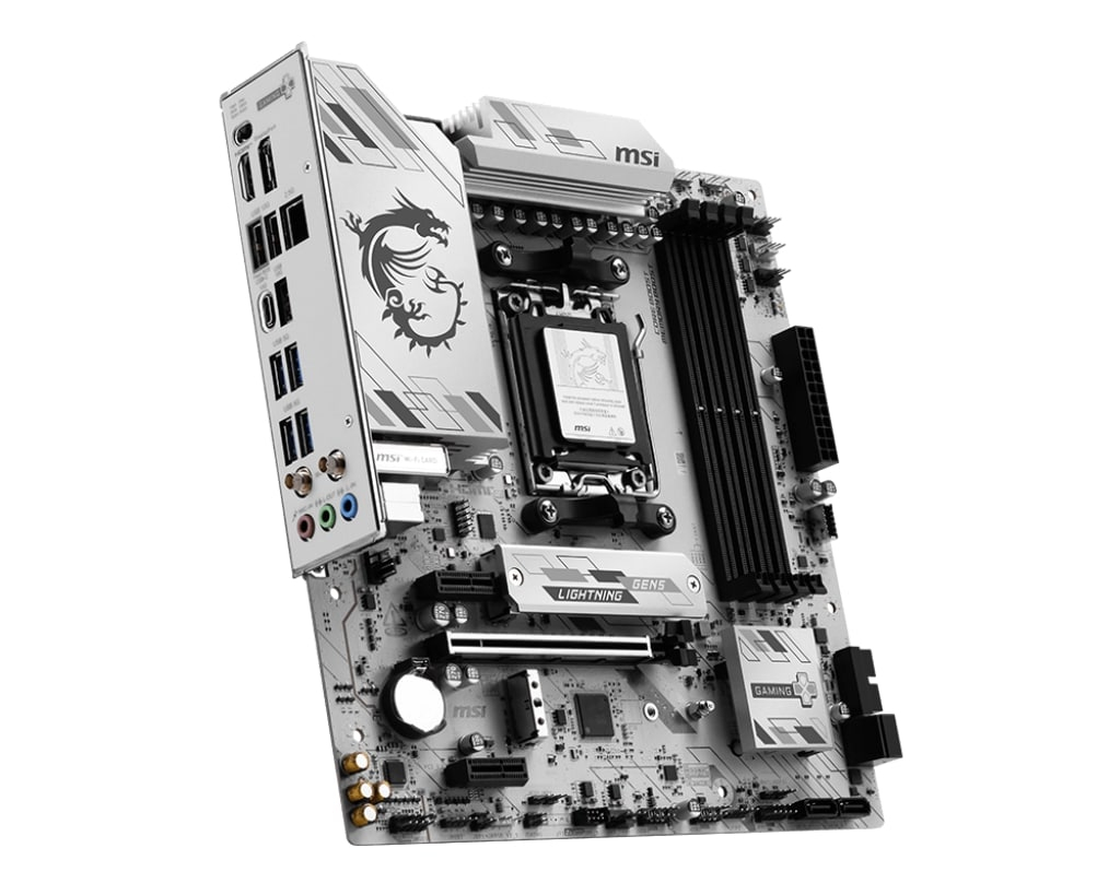 MSI B850M GAMING PLUS WIFI6E DDR5 AM5 8200MHZ(OC) HDMI DP 2X M.2 USB 10GBS 2.5G LAN WI-FI 6E MATX