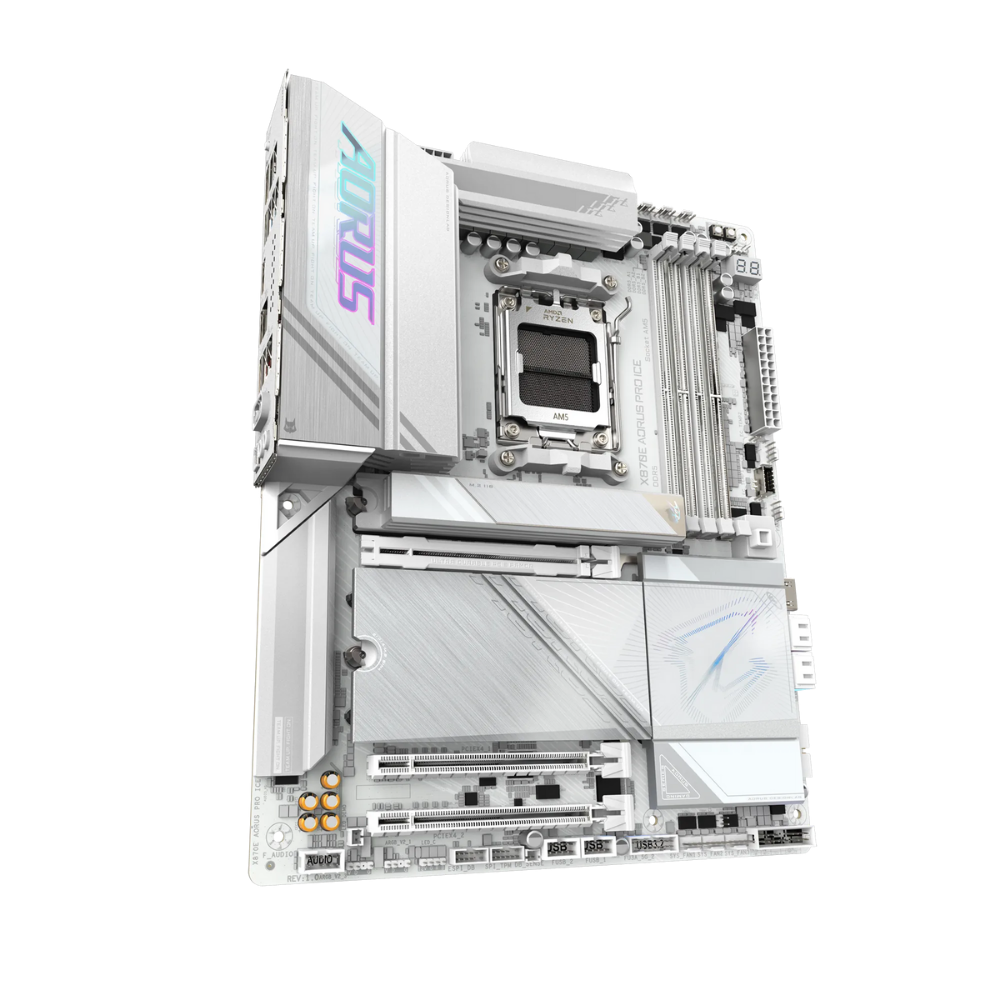 GIGABYTE X870E AORUS PRO ICE DDR5 M.2 HDMI DP ATX AM5