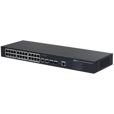 DAHUA SG4028 28 PORT 10/100/1000 +2SFP WEB YONETIL