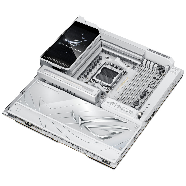 ASUS ROG CROSSHAIR X870E GLACIAL AM5 ANAKART