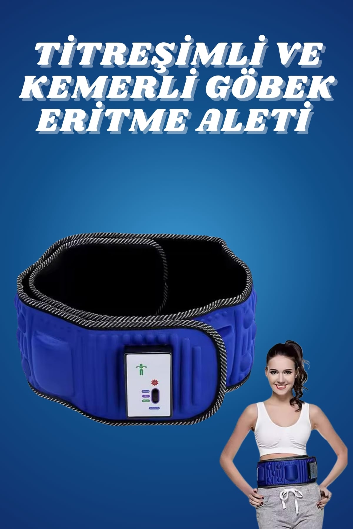 5 Motorlu Titreşimli Göbek Masaj Kemeri