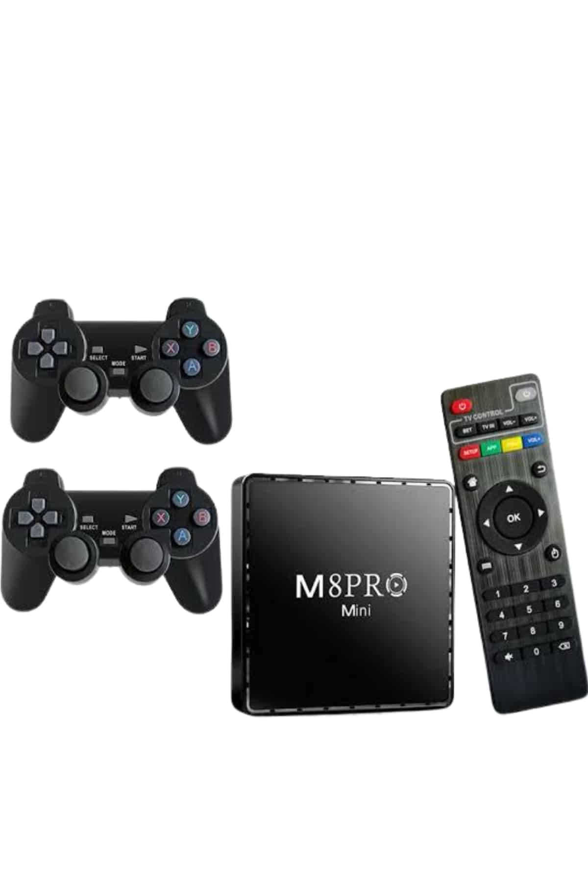 Android Tv Box 2.4g 10k Ultra Hd 2gb Ram 64gb Hafıza 10000 Retro Oyunlu Konsol Game Stick M8 Pro