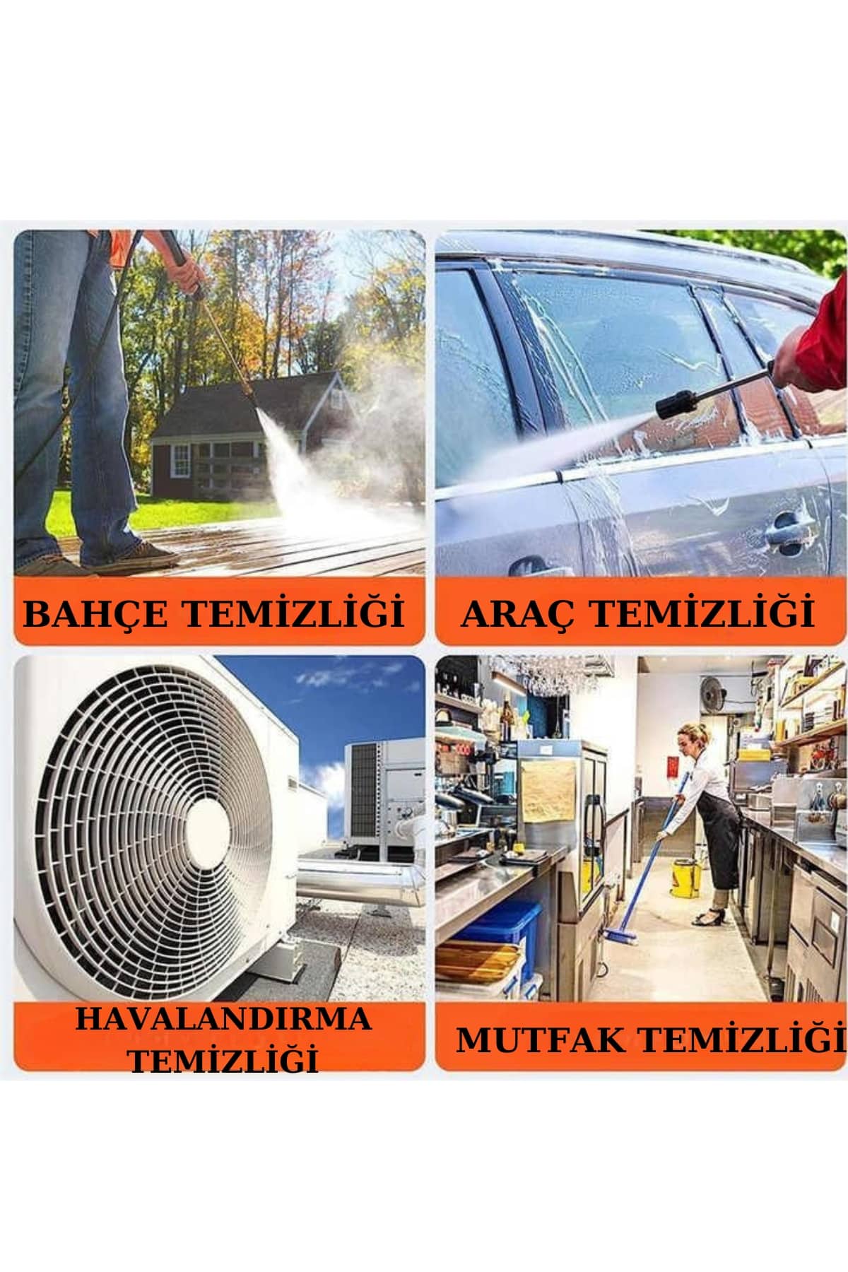 Şarjlı Ve Yüksek Basınçlı Oto Yıkama Makinesi Ve Sulama Tabancası Bahçe Yıkama Makinesi