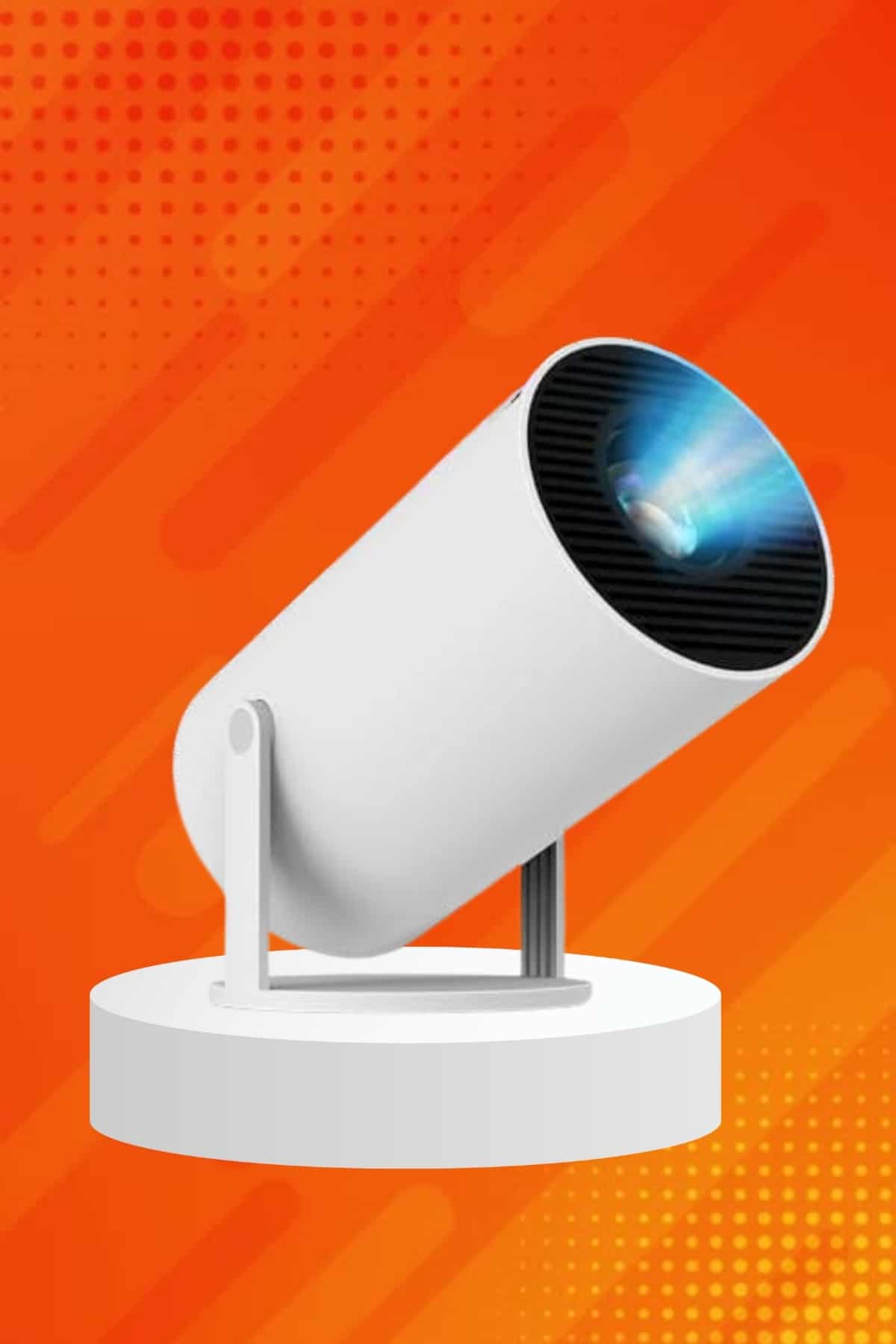 Sinema Projeksiyonu Projektörü ve Dijital Göstergeli Bluetooth Hoparlör Uzun Pil Ömrü HD Kalite