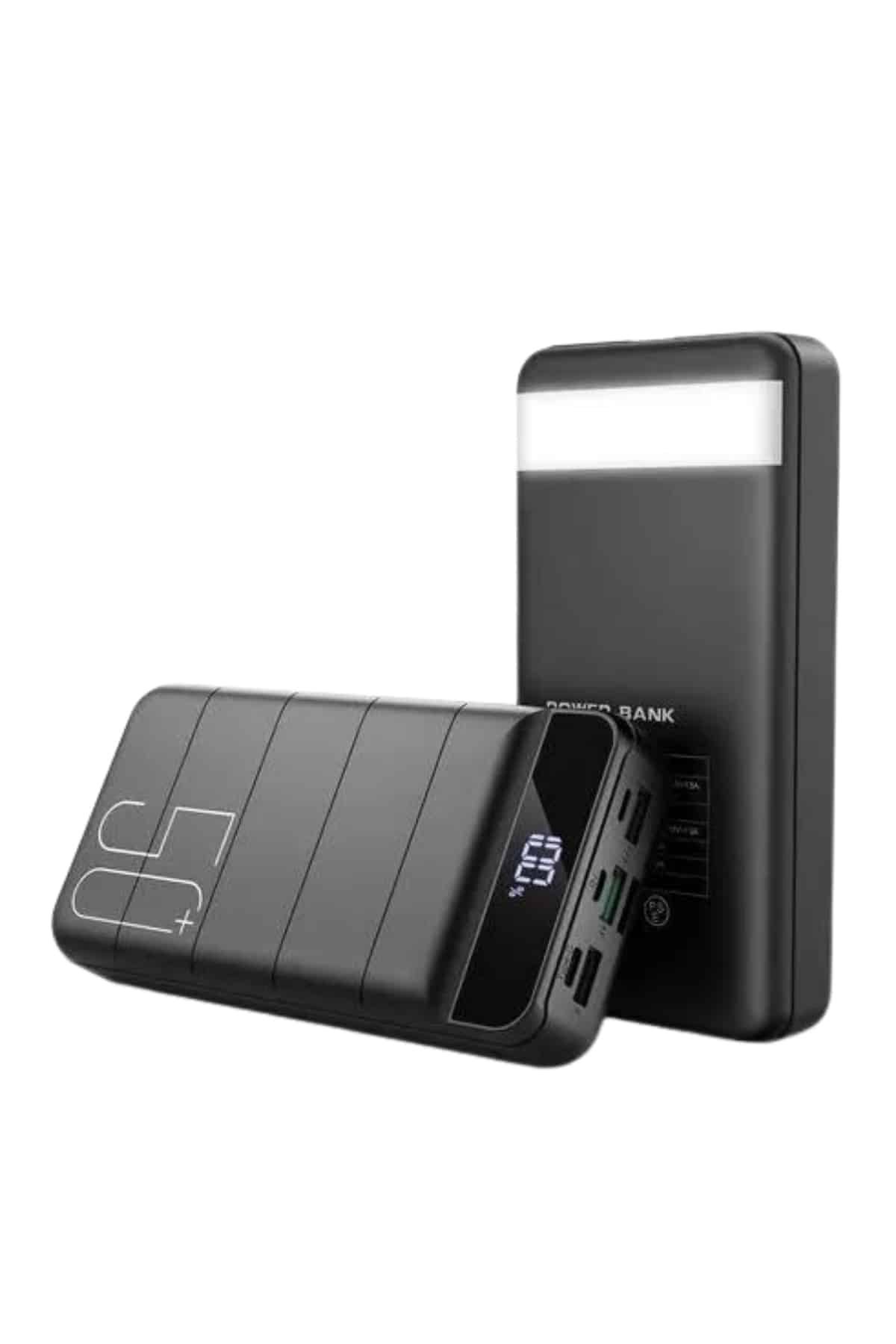 Powerbank Çoklu Şarj Girişi 50.000 Mah Taşınabilir Dijital Göstergeli