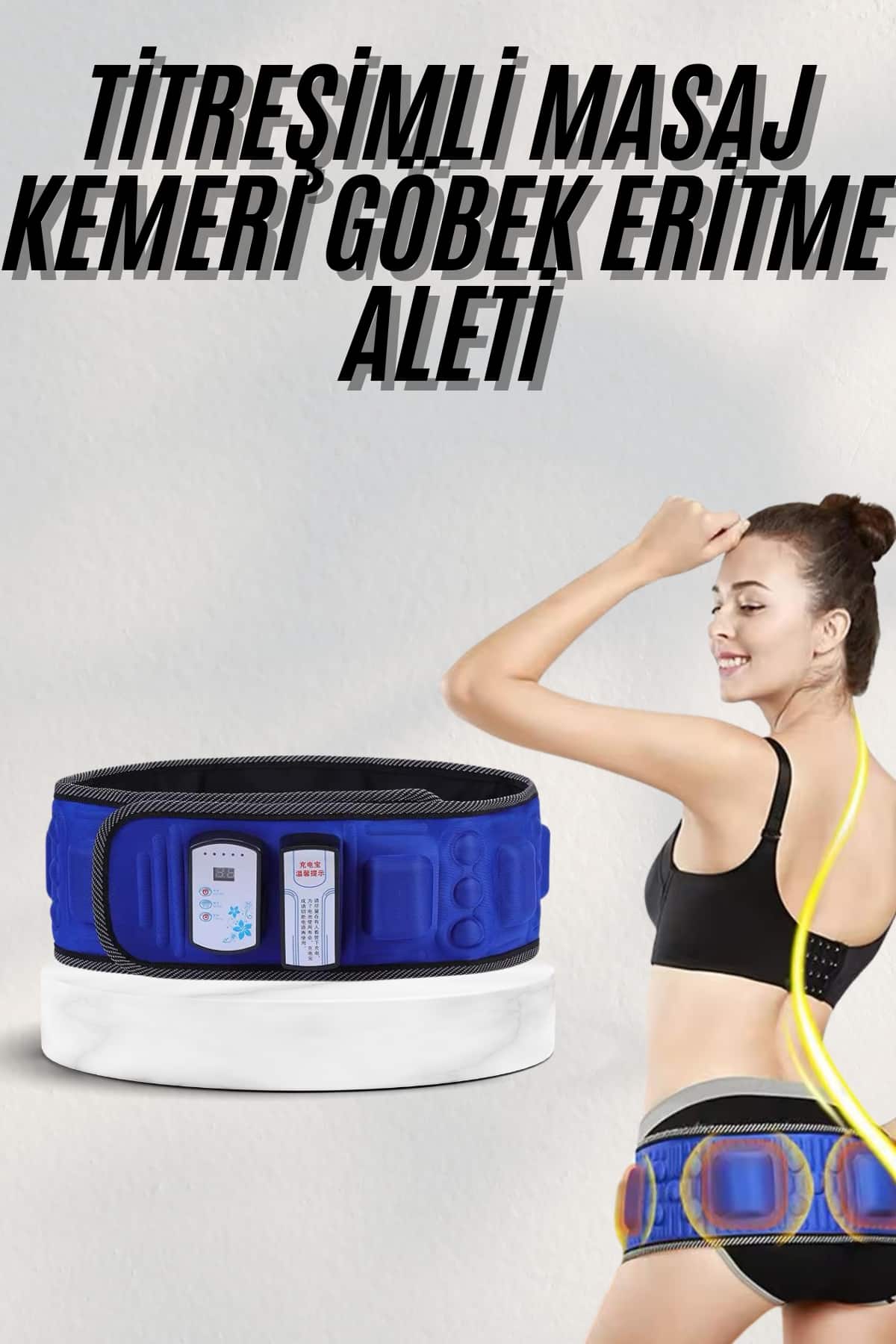 5 Motorlu Titreşimli Göbek Masaj Kemeri