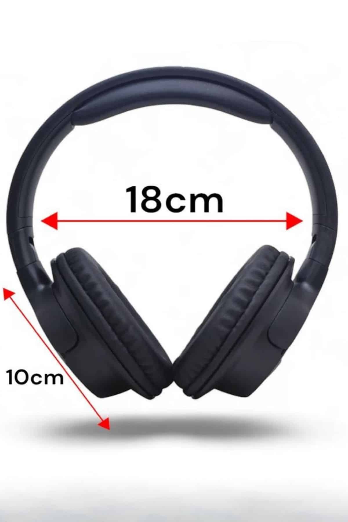 Kulak Üstü Bluetooth Kulaklık Ayarlanabiilir Uzun Pil Ömrü Kablosuz 5.0 Bluetooth