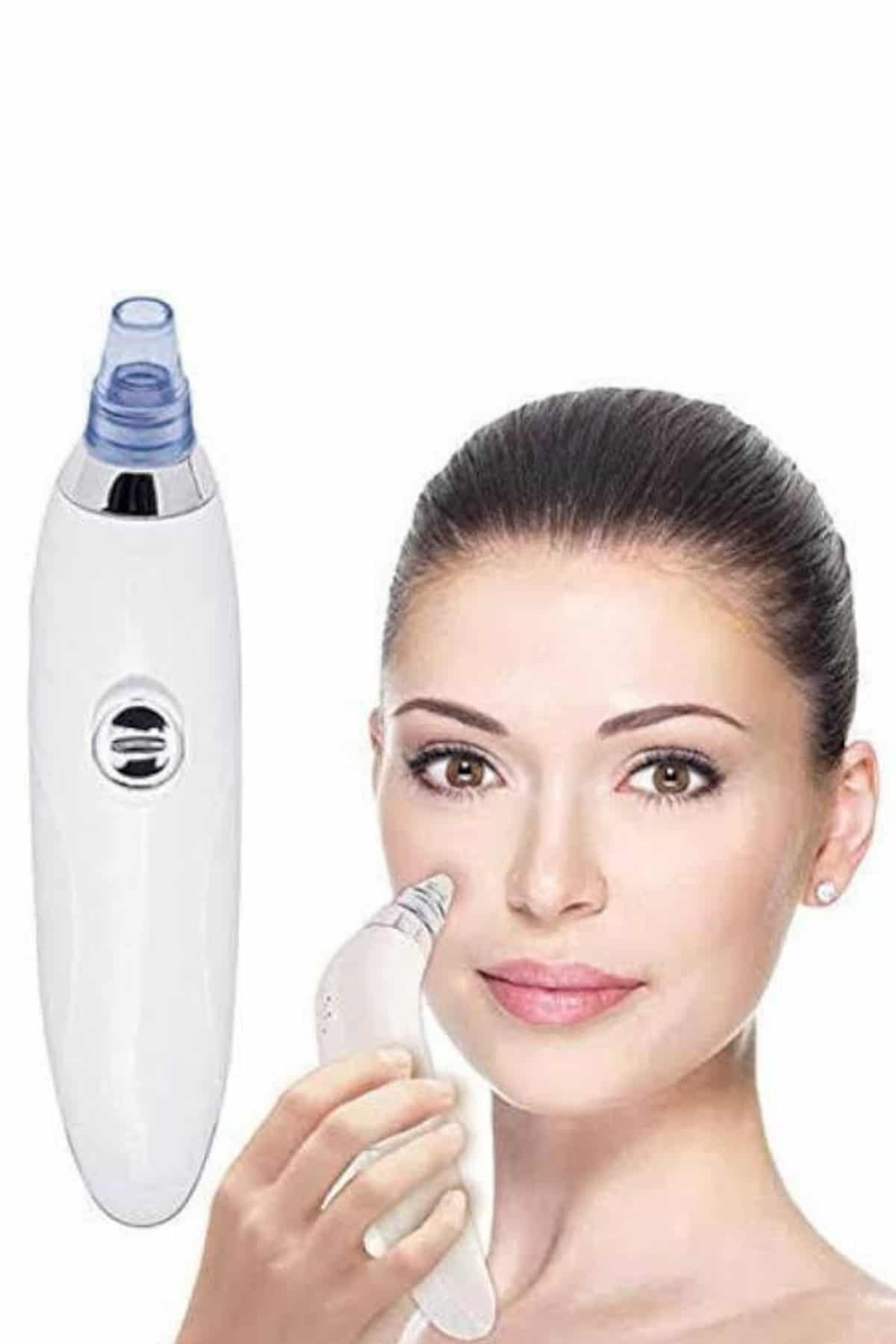 4 Başlıklı Pilli Vakumlu Siyah Nokta Temizleyici Akne Ve Sivilce Önleyici