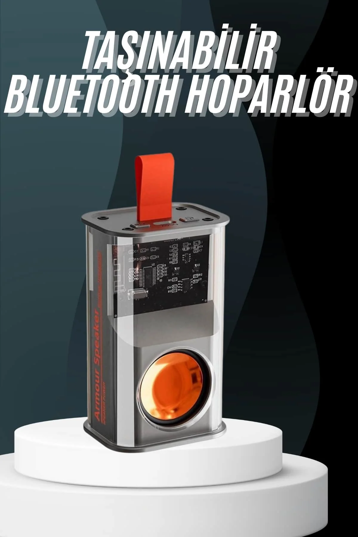 Taşınabilir Rgb Ledli Bluetooth Hoparlör Sd Kart Girişli Kablosuz