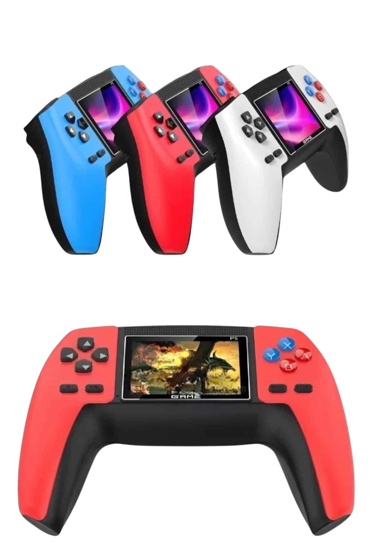 Retro Konsol P5 Uyumlu Taşınabilir 520 Oyunlu Kablosuz Game Stick