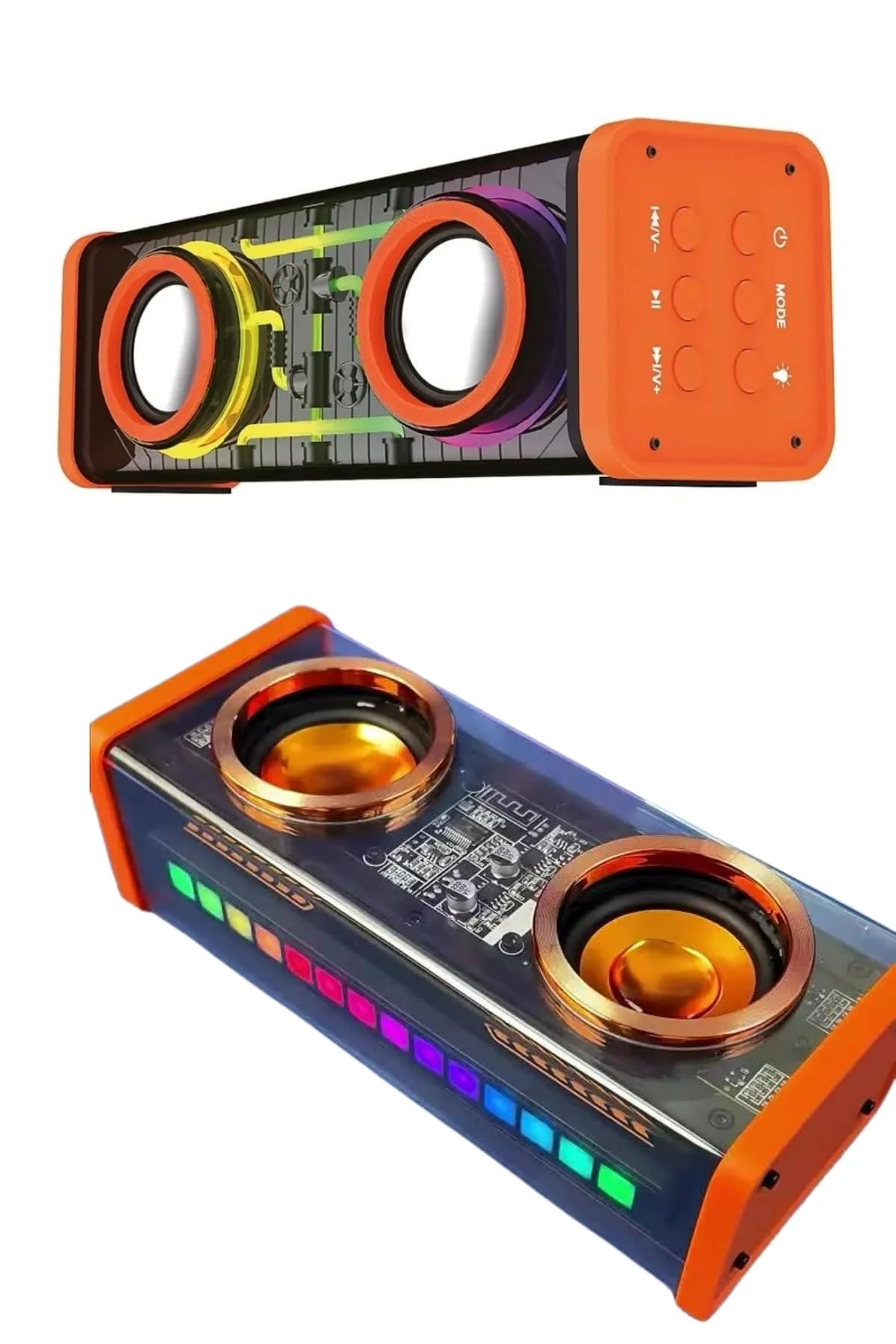 Rgb Işıklı Hoparlör Taşınabilir Hoparlör Kablosuz Bluetooth 5.0 Bağlantı