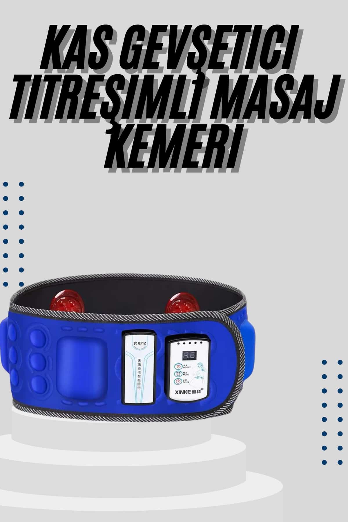 Titreşimli Masaj Kemeri – Bel ve Göbek Bölgesi İçin Masaj Aleti