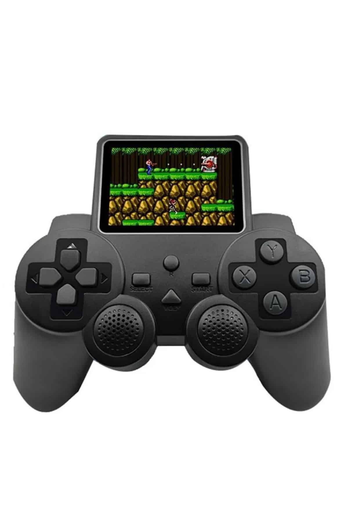 2.4 İnç Ekran 520 Oyunlu Retro Temalı Kablosuz Oyun Kolu El Atarisi