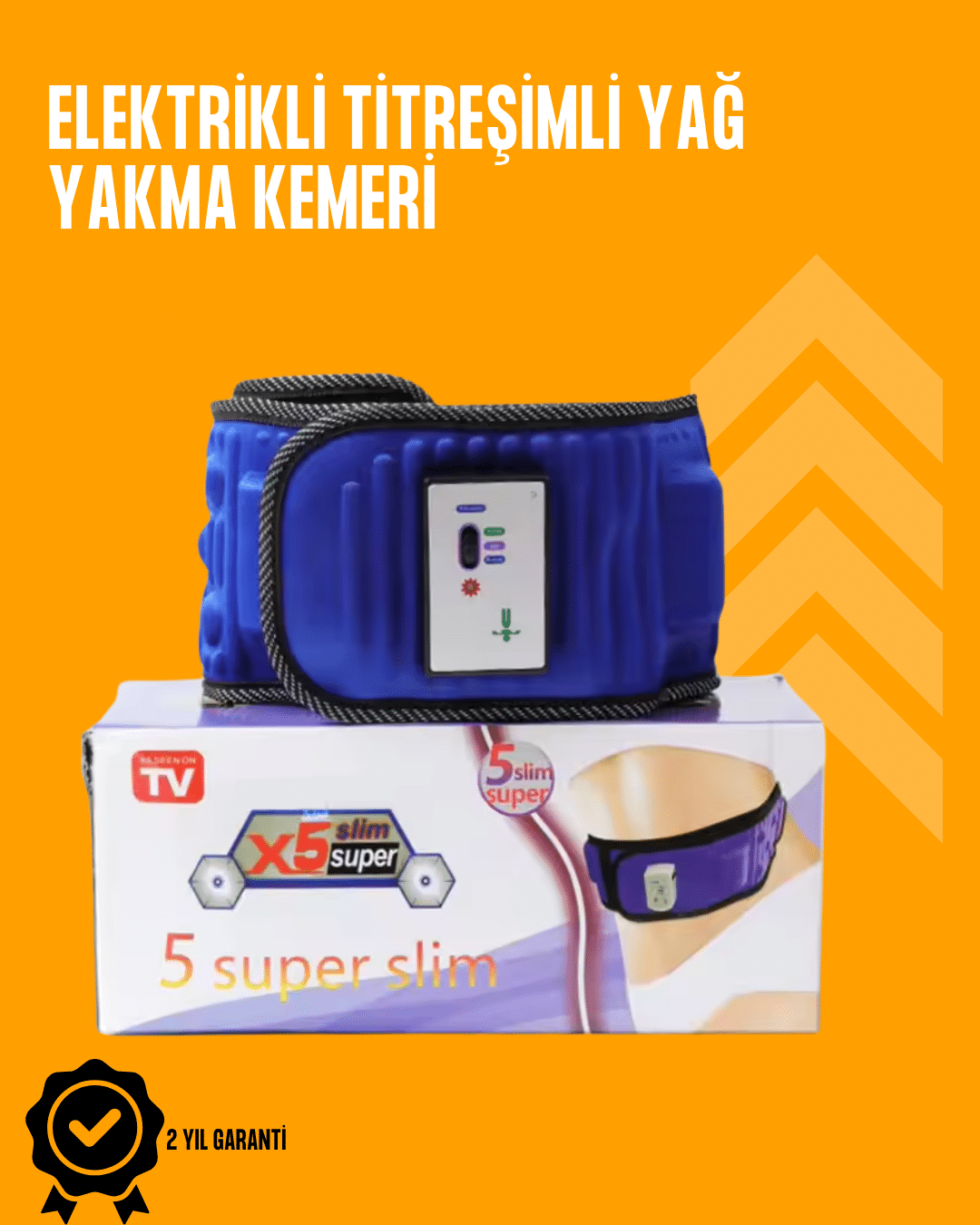 Titreşimli Masaj Kemeri – 5 Motor, 20 Mıknatıs, Ayarlanabilir Hız