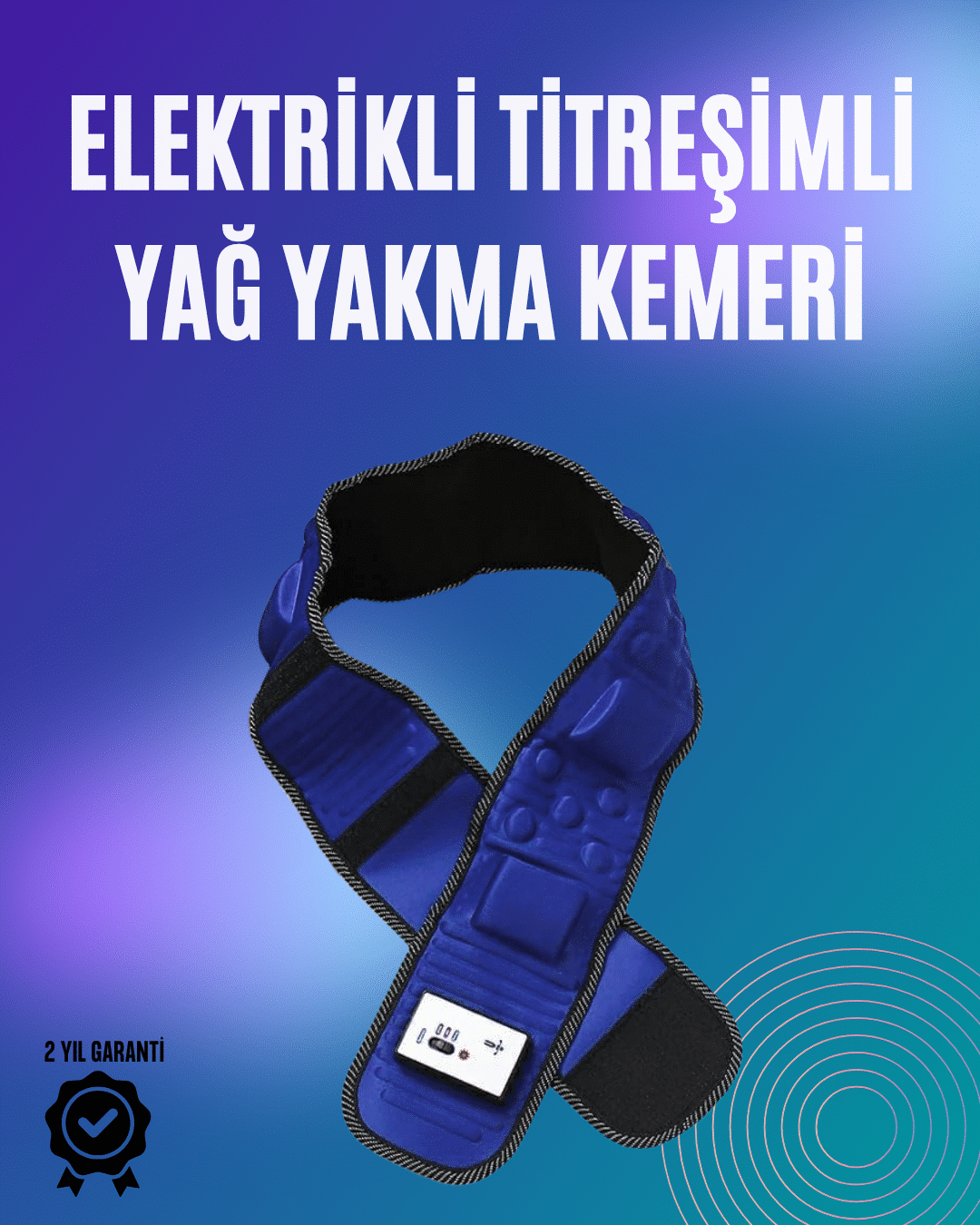 Elektrikli Titreşimli Masaj Kemeri
