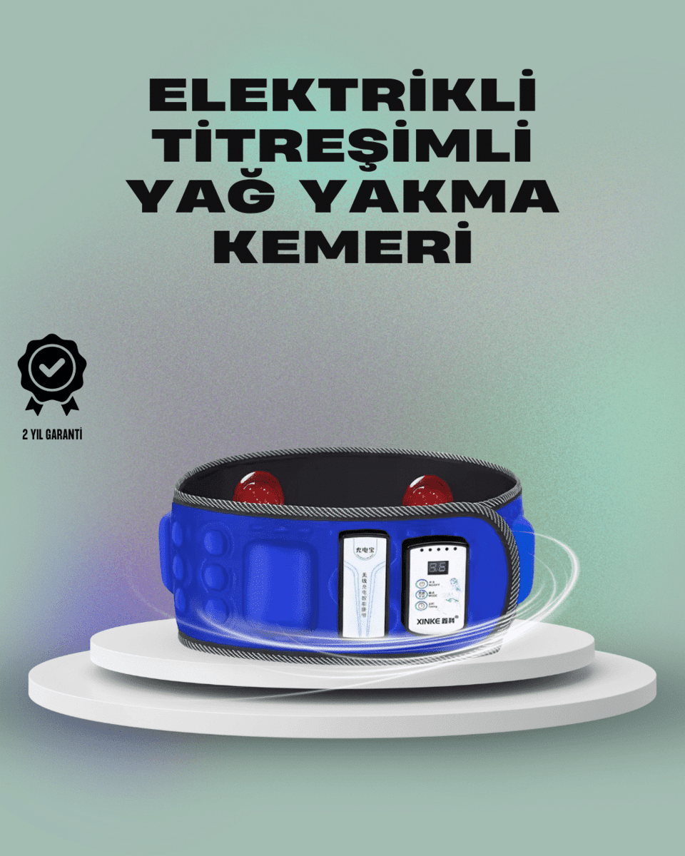 Mıknatıslı Elektrikli Titreşimli Masaj Kemeri – 7.2W Güç