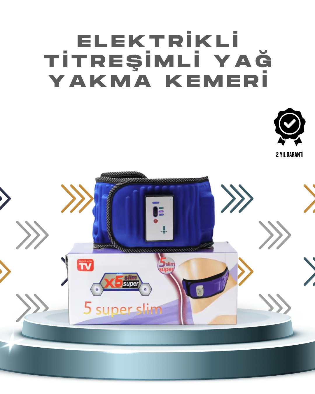 5 Motorlu Manyetik Masaj Kemeri – Bel, Kalça ve Bacak İçin