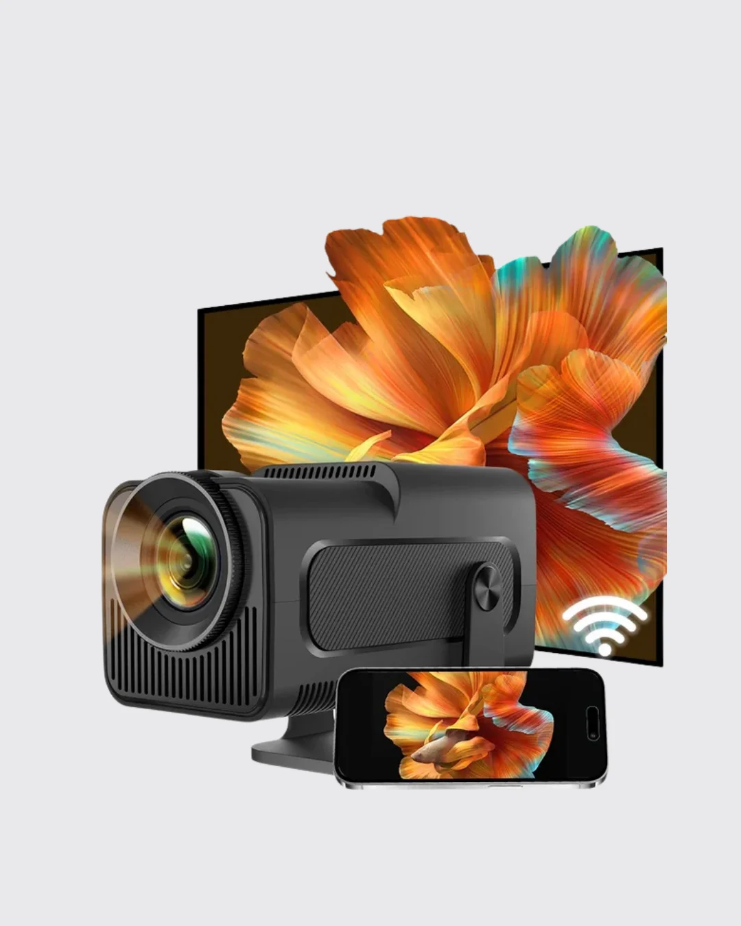 1080P Full HD Çözünürlük ve 4K Destekli Projektör
