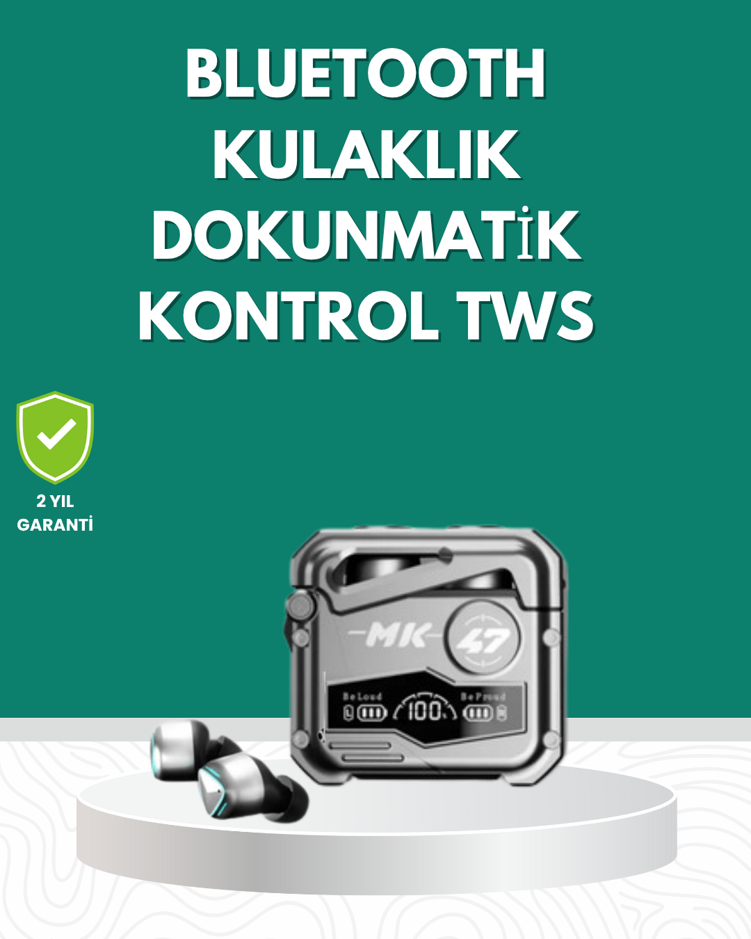 Hızlı Şarj Edilebilen Kablosuz Kulaklık – Uzun Süreli Kullanım için Tasarlandı