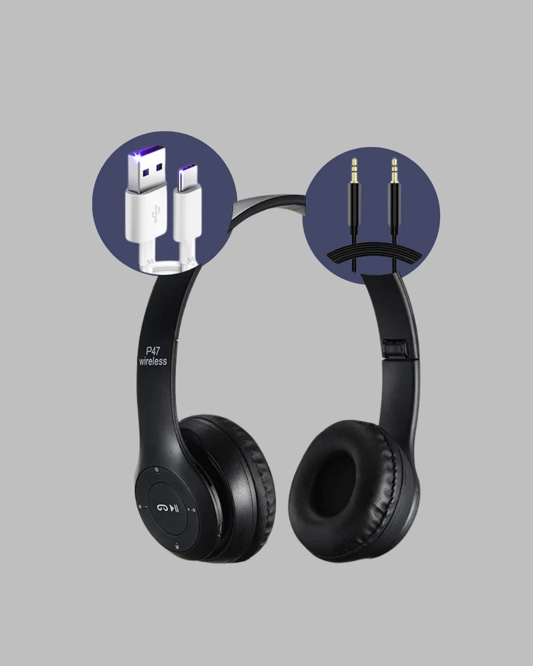 Mikrofonlu Kablosuz Kulaklık | Uzun Pil Ömrü ve Stereo Ses Performansı Yeni Nesil